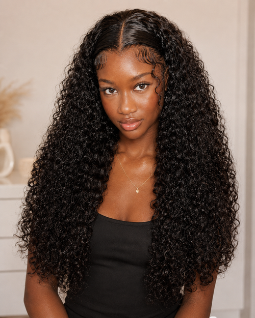 Brazilian Virgin Deep Wave Lace Closure 4x4 HD – 10 Inch, 150% Density
