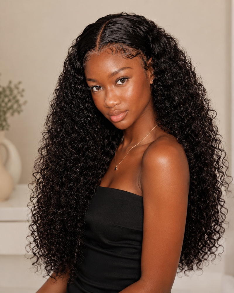Brazilian Virgin Deep Wave Lace Closure 4x4 HD – 10 Inch, 150% Density