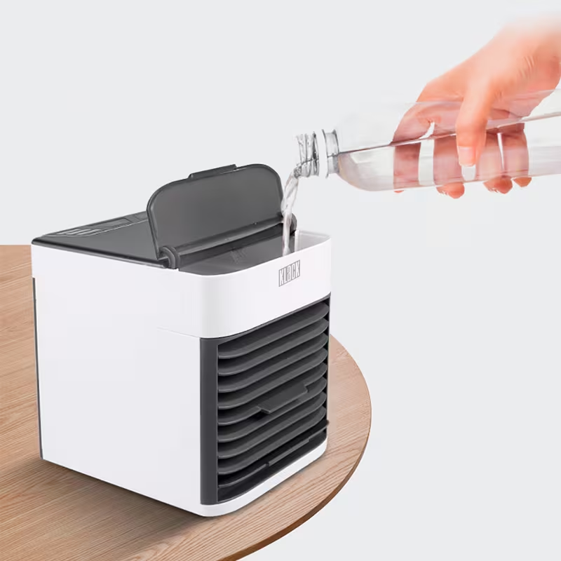 Climatizador de Ar Portátil 3 em 1 — Refresca, Humidifica e Purifica